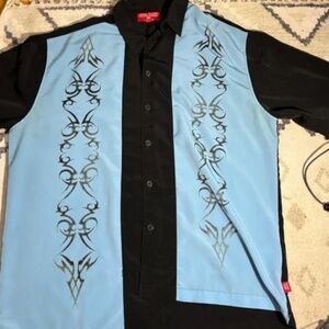 Vintage y2k 90s JNCO button skater shirt